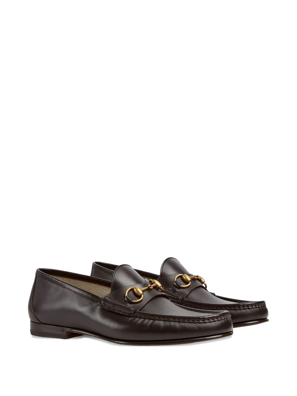 horsebit leather loafers - 2