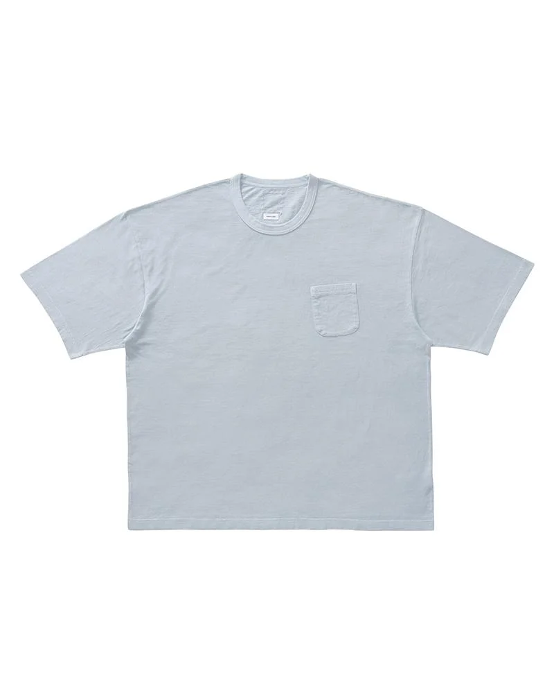 MONDO TEE S/S DMGD LT.BLUE - 1