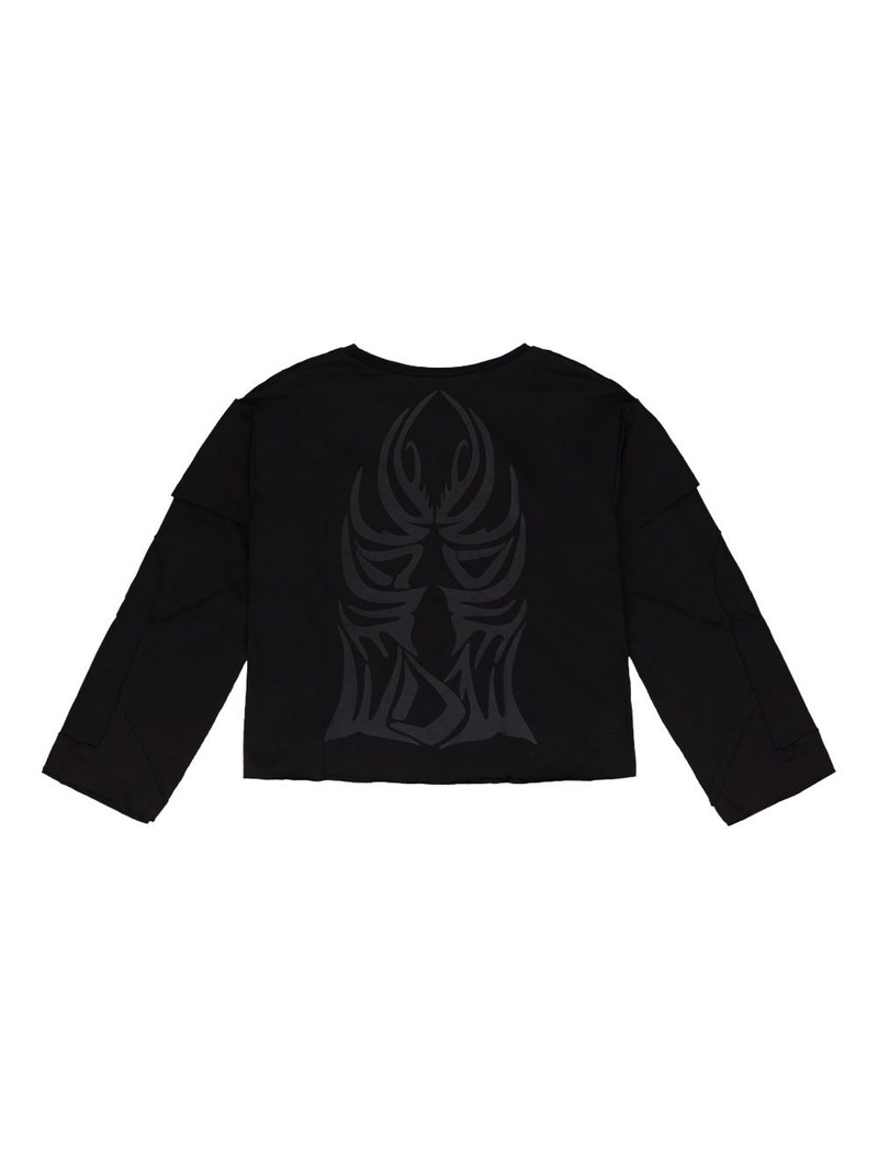 WHO DECIDES WAR Winged long-sleeve T-shirt outlook