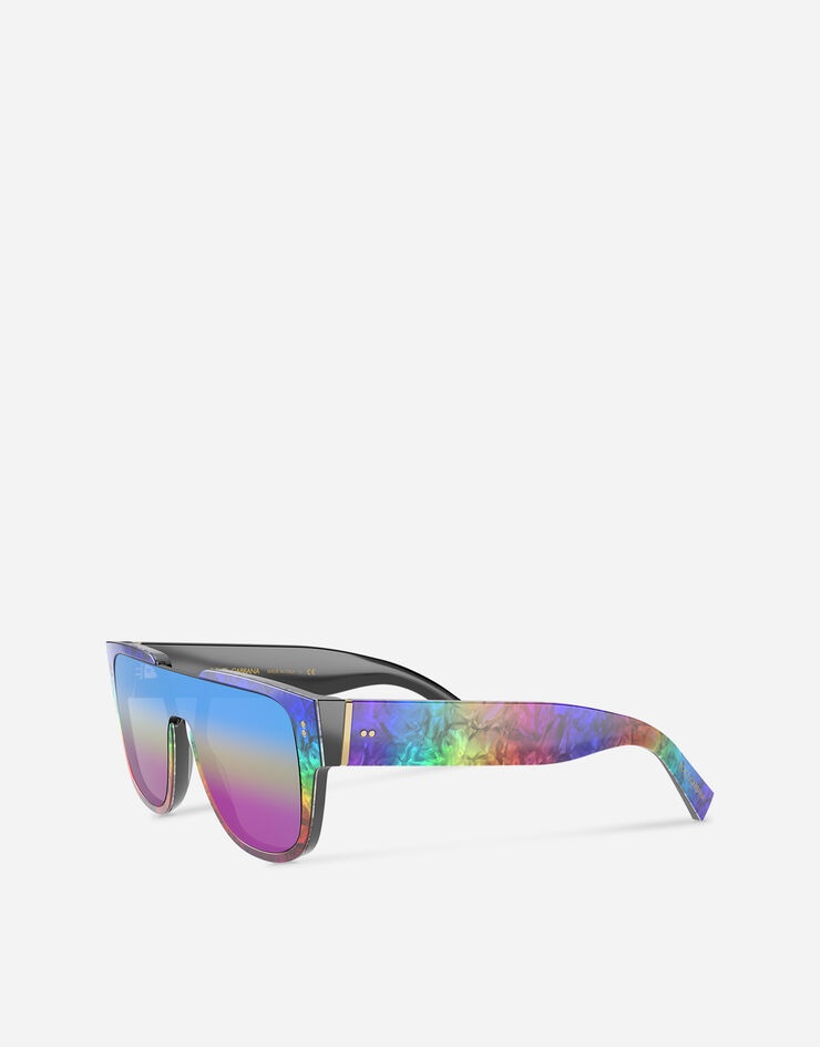 Iridescent rainbow sunglasses - 2