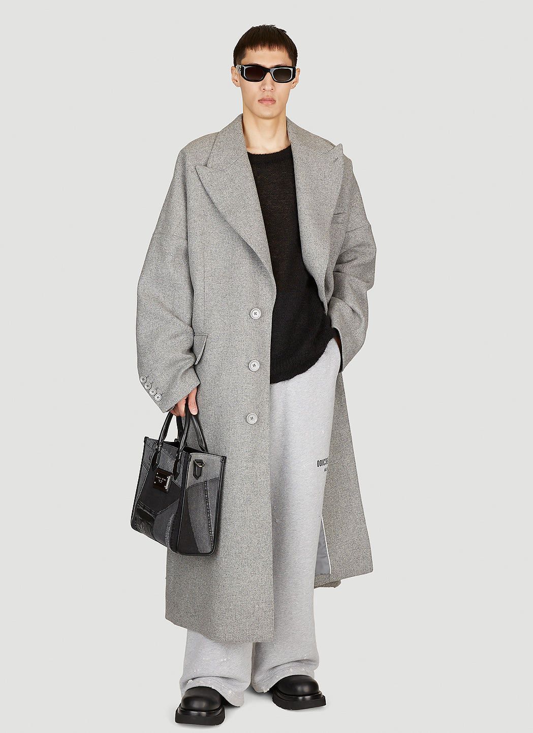Dolce & Gabbana Men Double-Breasted Wool Coat - 2