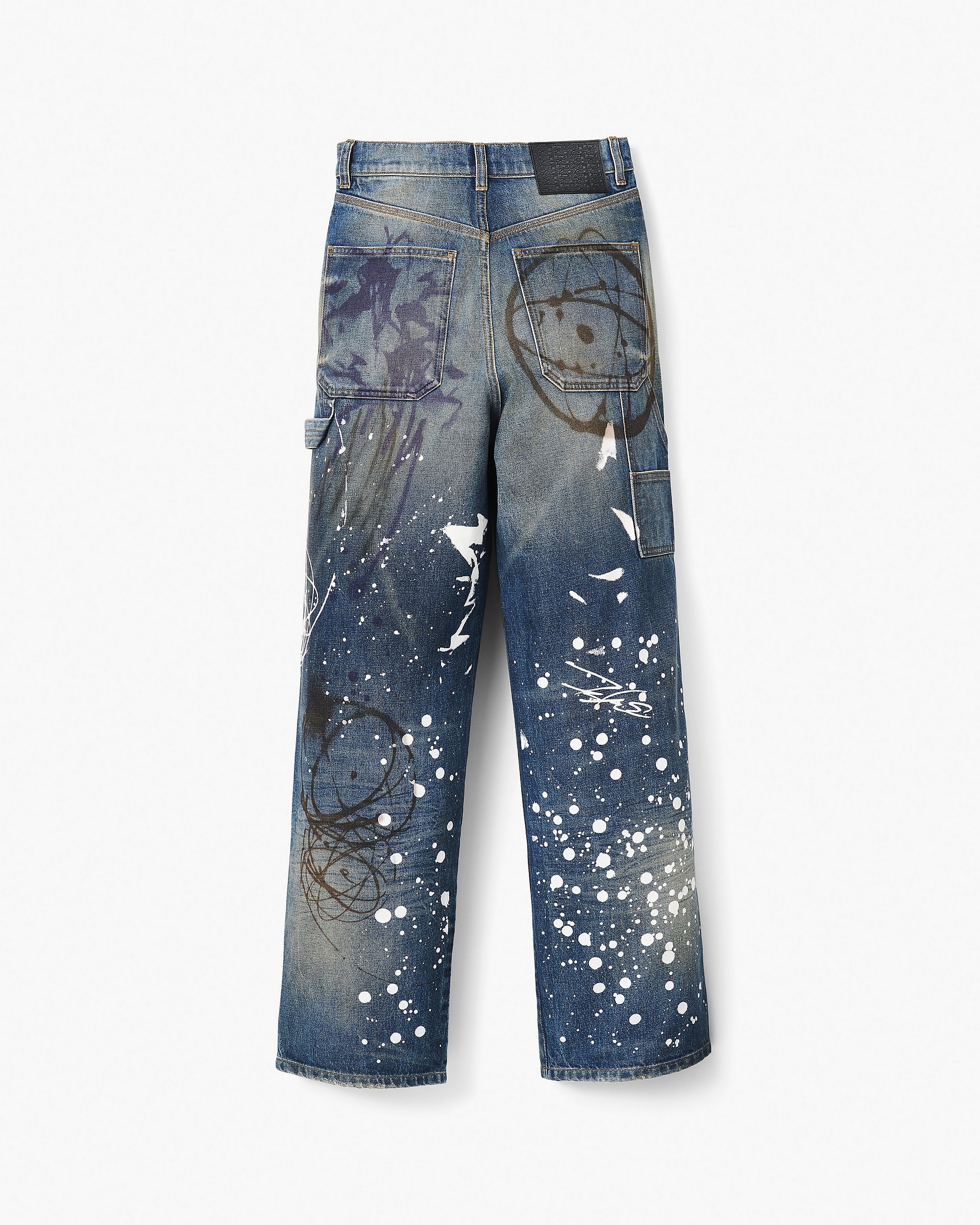 FUTURA X MARC JACOBS PAINTED OVERSIZED JEAN - 4