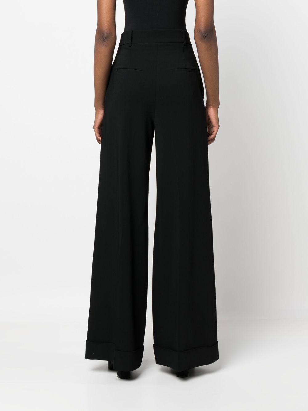 mid-rise palazzo pant - 4