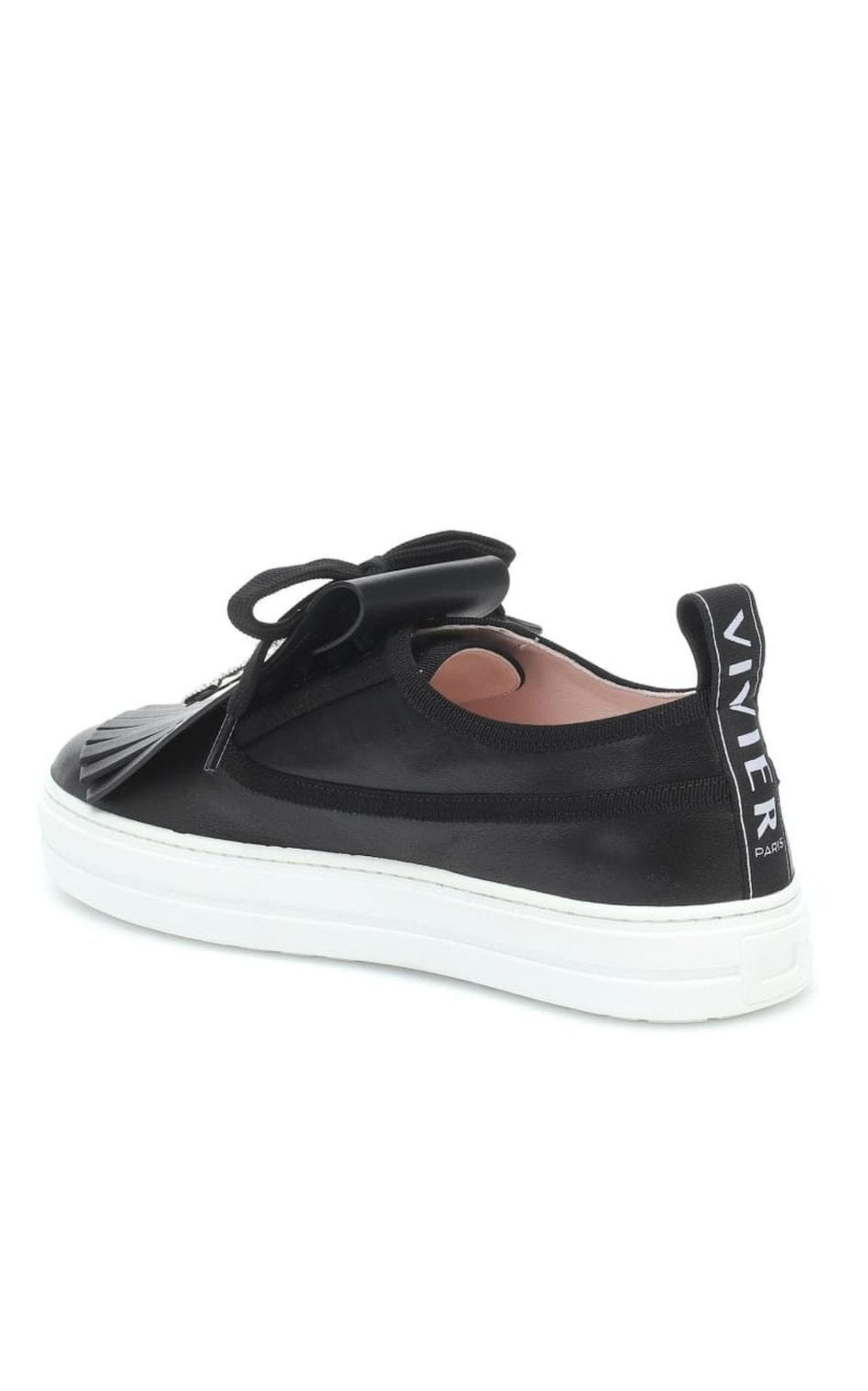 Call Me Vivier Leather Sneakers - 4