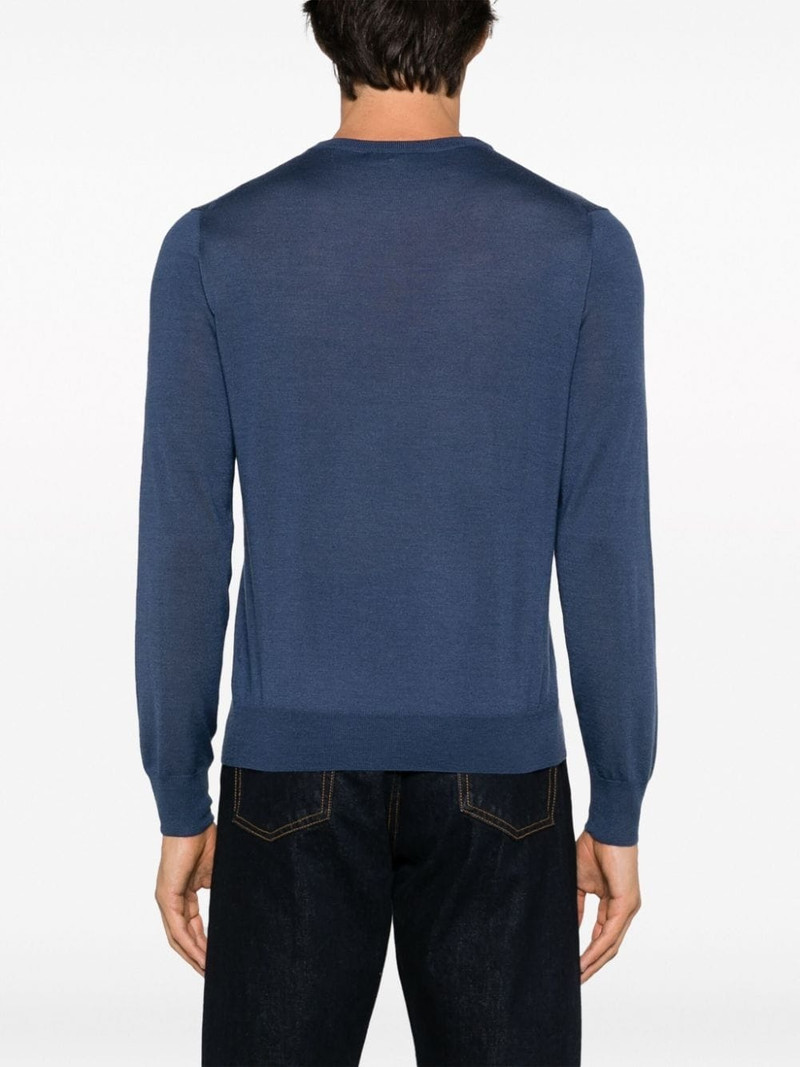 fine-knit crew-neck jumper 4