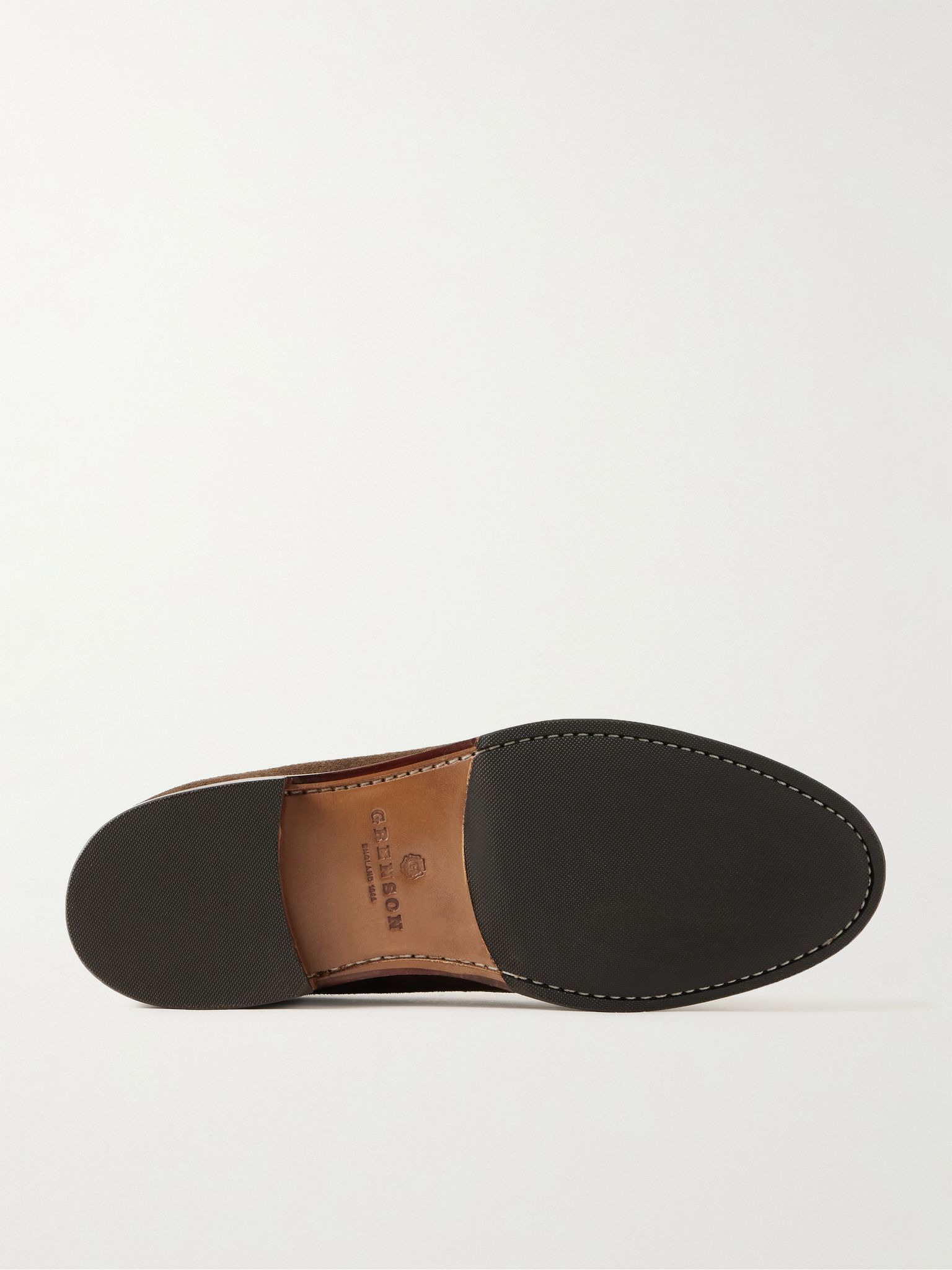 Lloyd Suede Penny Loafers Chocolate - 3