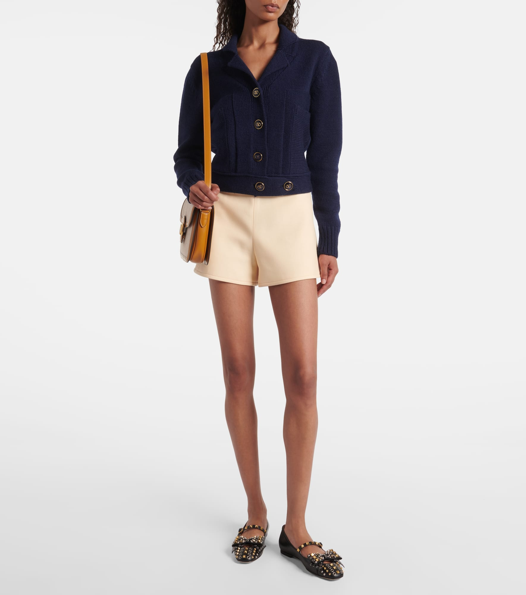 Wool and cotton cardigan - 2