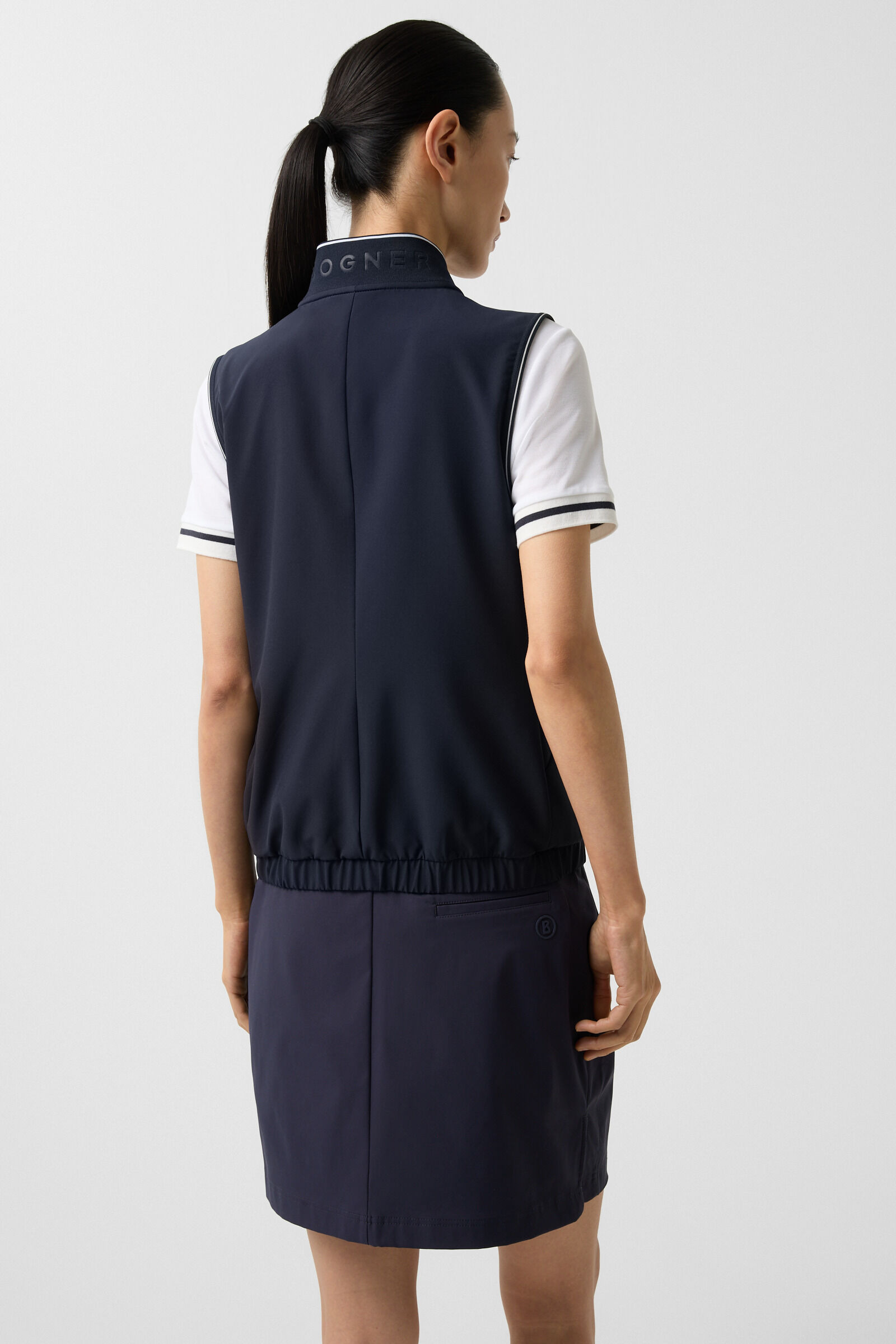 Antje functional vest in Navy blue - 3