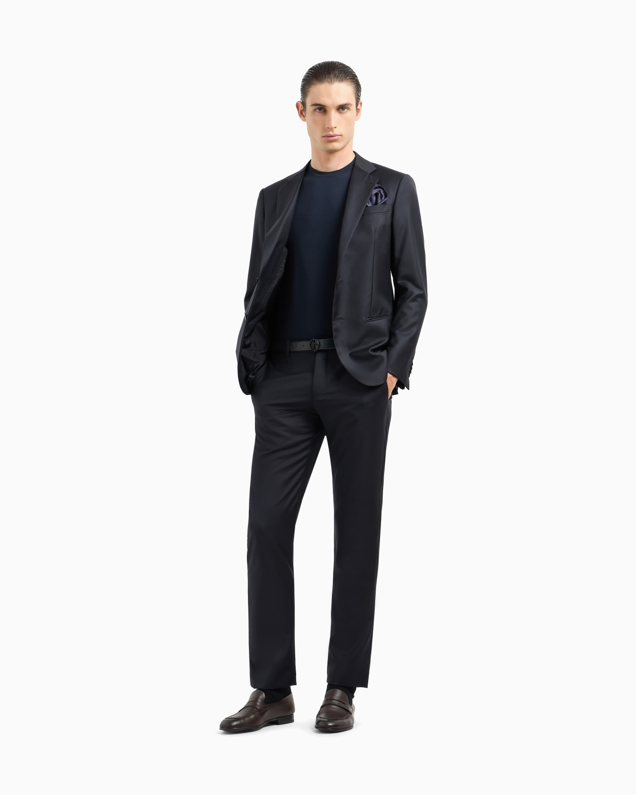 Soho Line single-breasted suit in wool and cashmere - 2