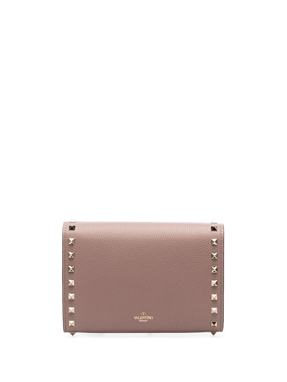 Rockstud Envelope leather clutch bag - 3