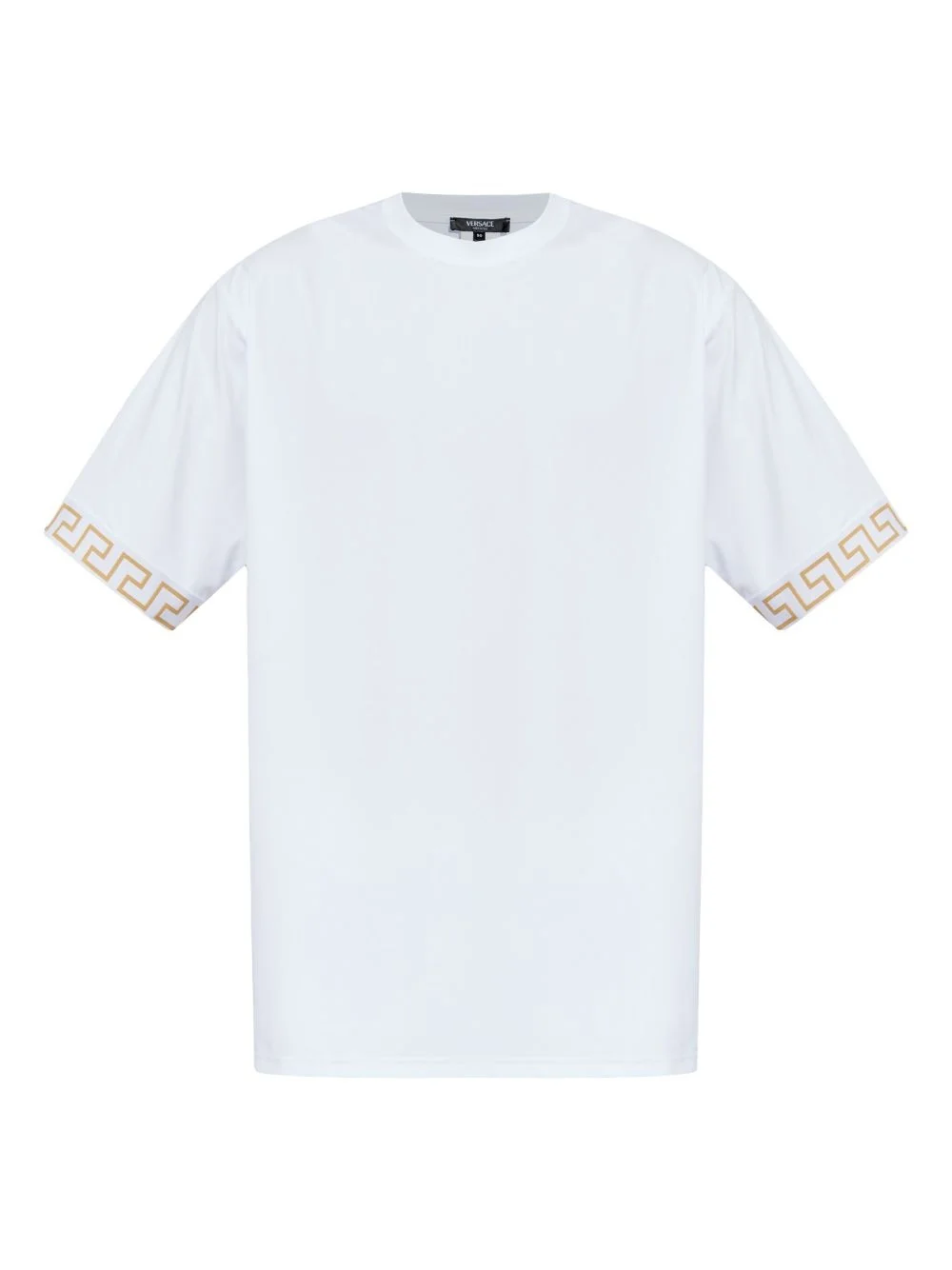 embellished-cuffs T-shirt - 1