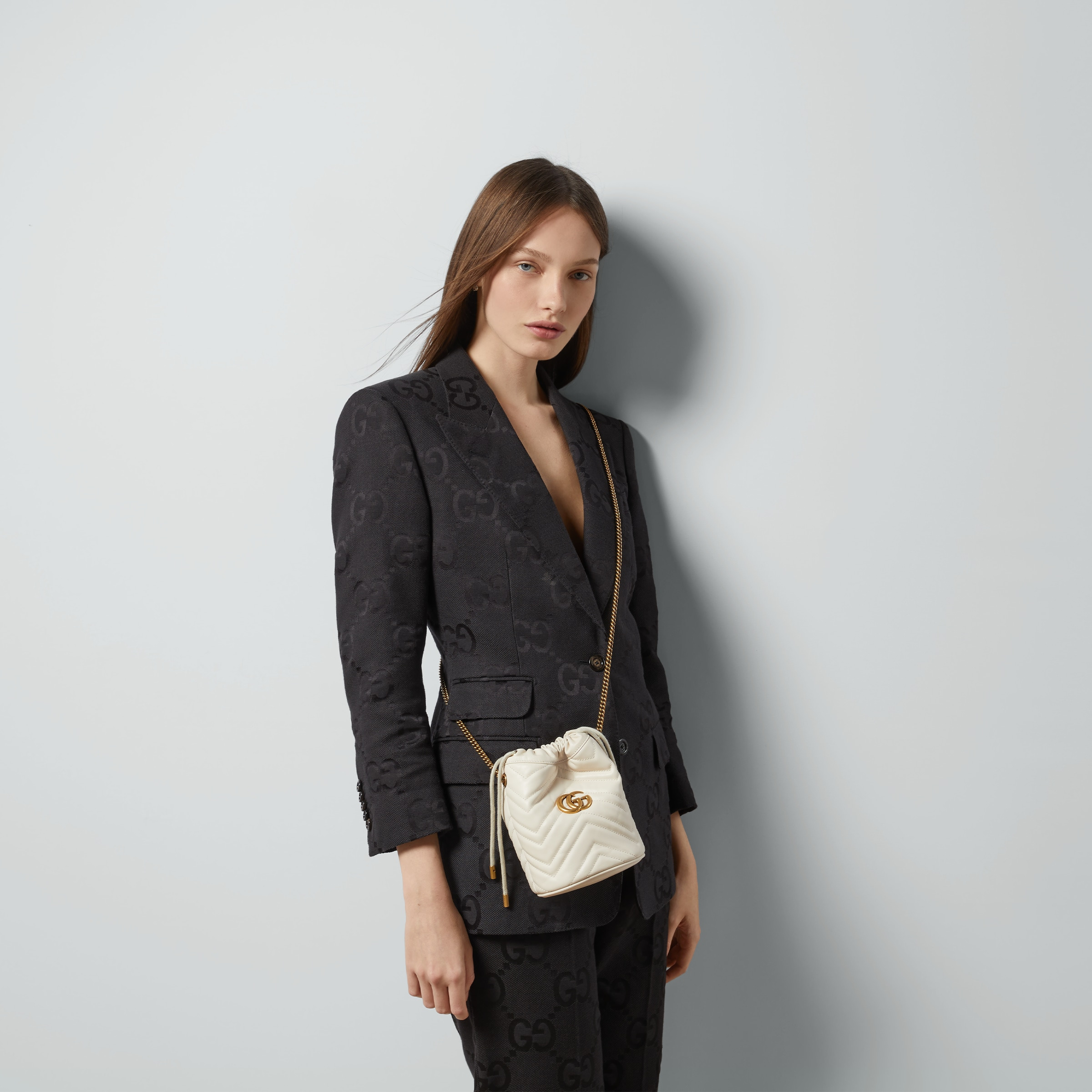 GG Marmont mini bucket bag - 3