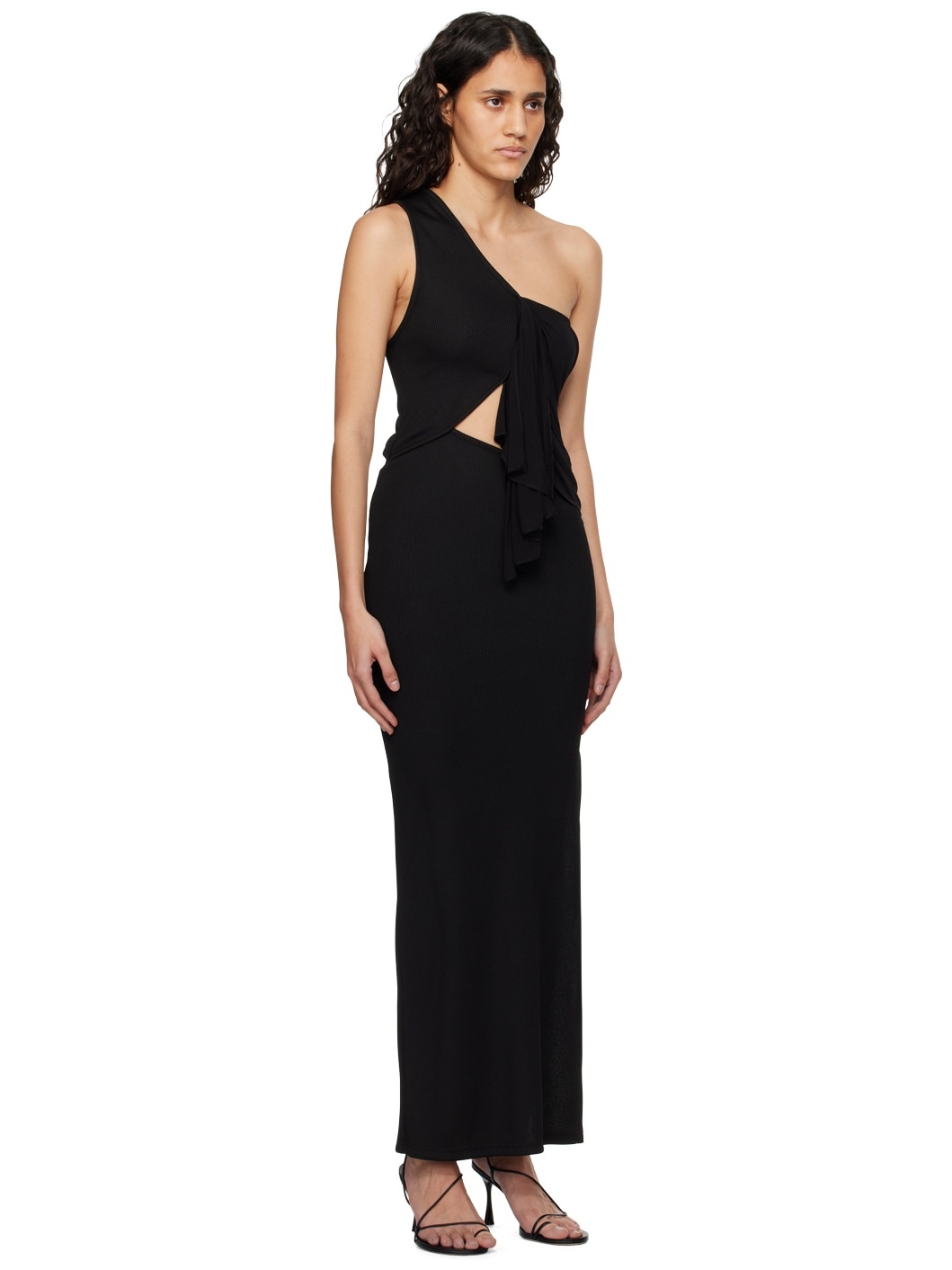 Black Seneca Swirl Maxi Dress - 2