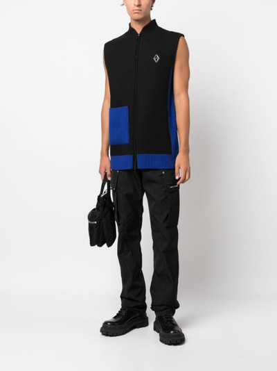 A-COLD-WALL* colour-block panelled gilet outlook