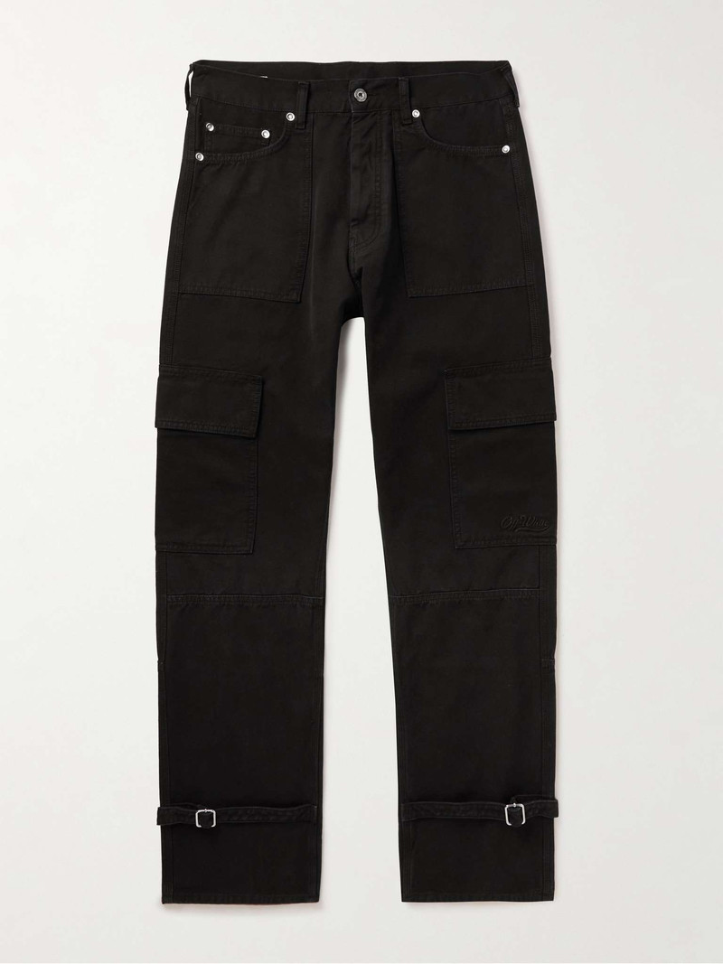 Wave Off Tapered Cotton-Canvas Cargo Trousers - 1