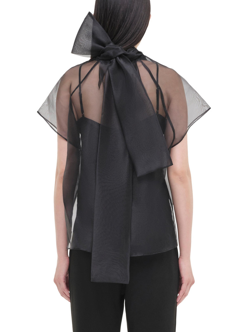 Women's Feyre Bow-Neck Top - Black 5