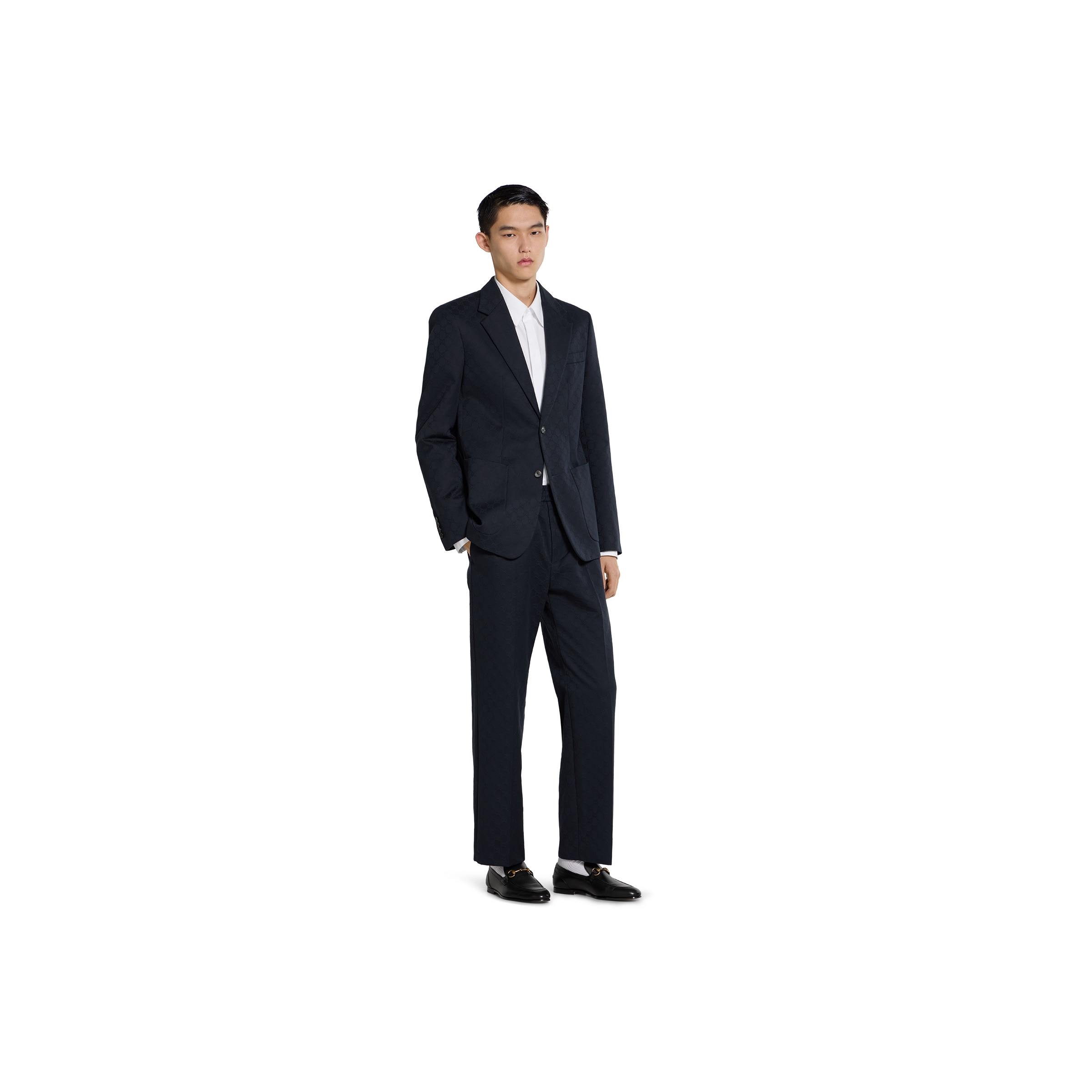 GG cottton gabardine pant - 2