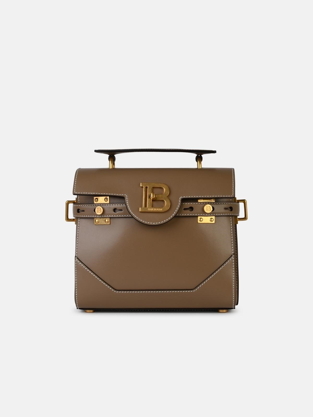 'B-BUZZ 23' BEIGE LEATHER BAG - 1