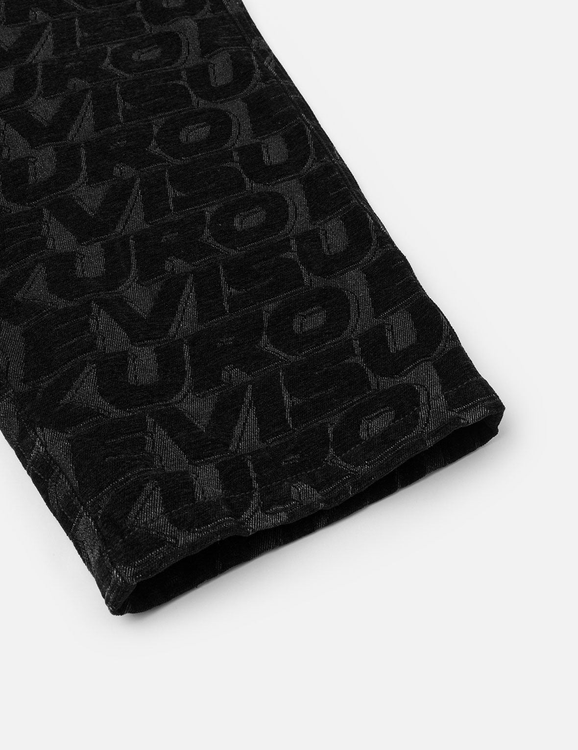 Monogram Allover Jacquard Relax Fit Worker Pants - 14