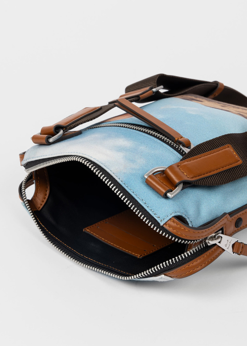 'Signature Stripe Balloon' Print Flight Bag 8