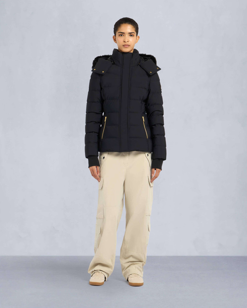 MOOSE KNUCKLES GOLD SERIES BETTA SHEARLING JACKET outlook
