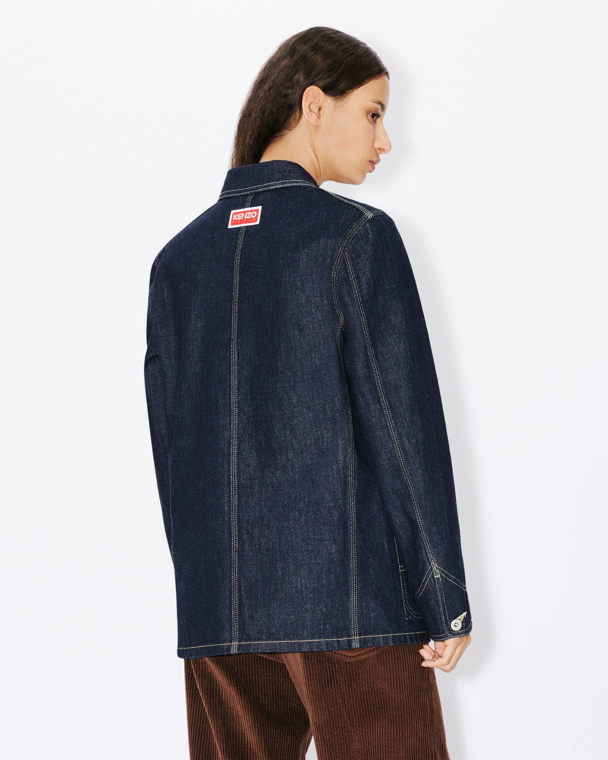 'KENZO Travel' denim workwear jacket - 4