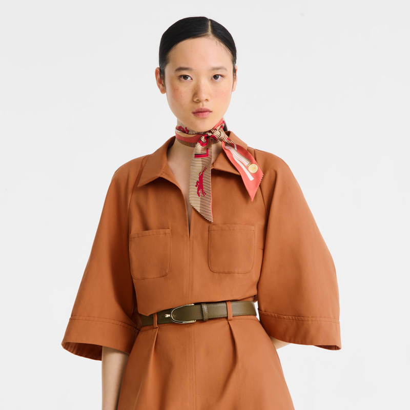 Longchamp A Toute Allure Headband Coral - Silk outlook