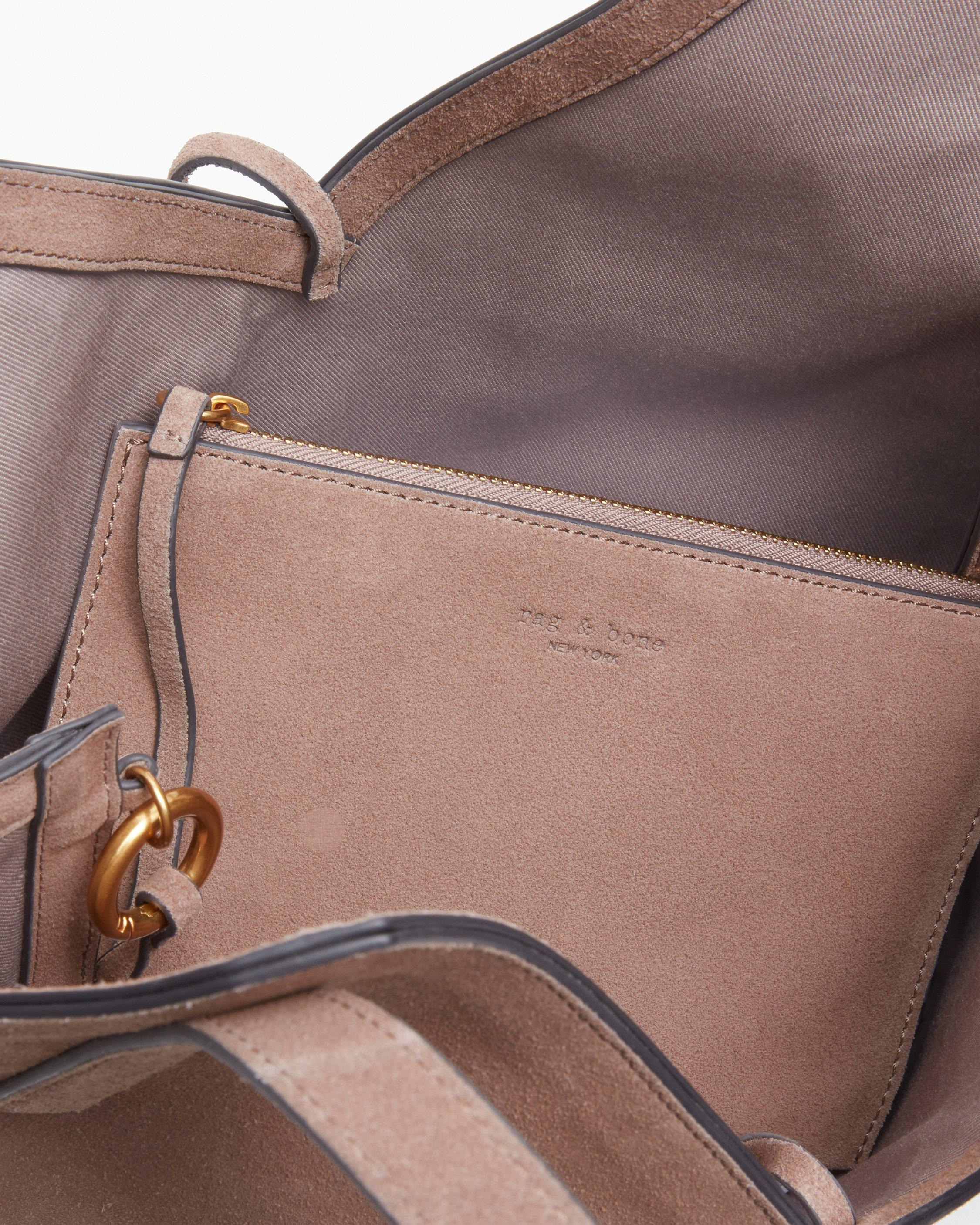Small Alix Suede Tote - 7