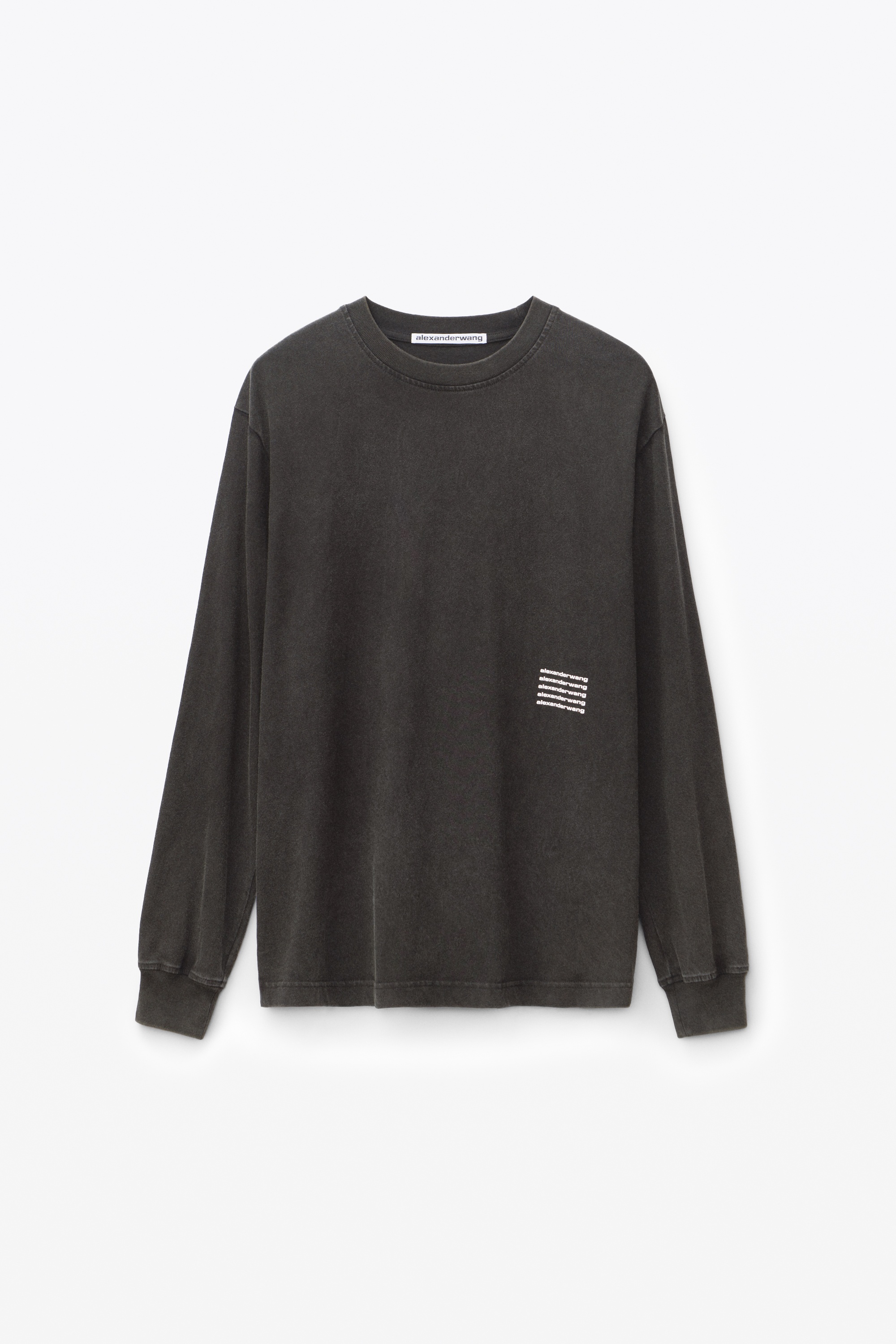LONG-SLEEVE TEE IN ACID WASH COTTON - 1