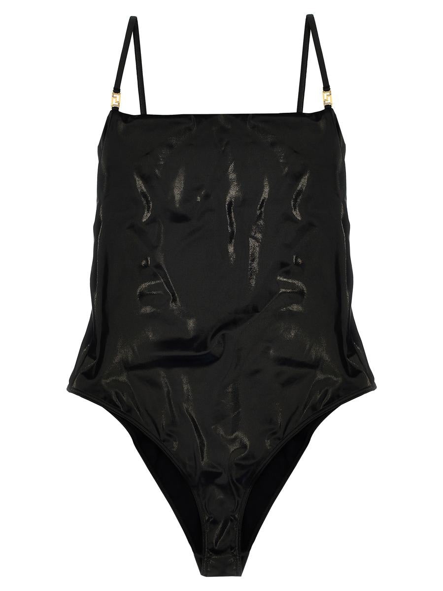 Versace 'Greca' One-Piece Swimsuit - 1