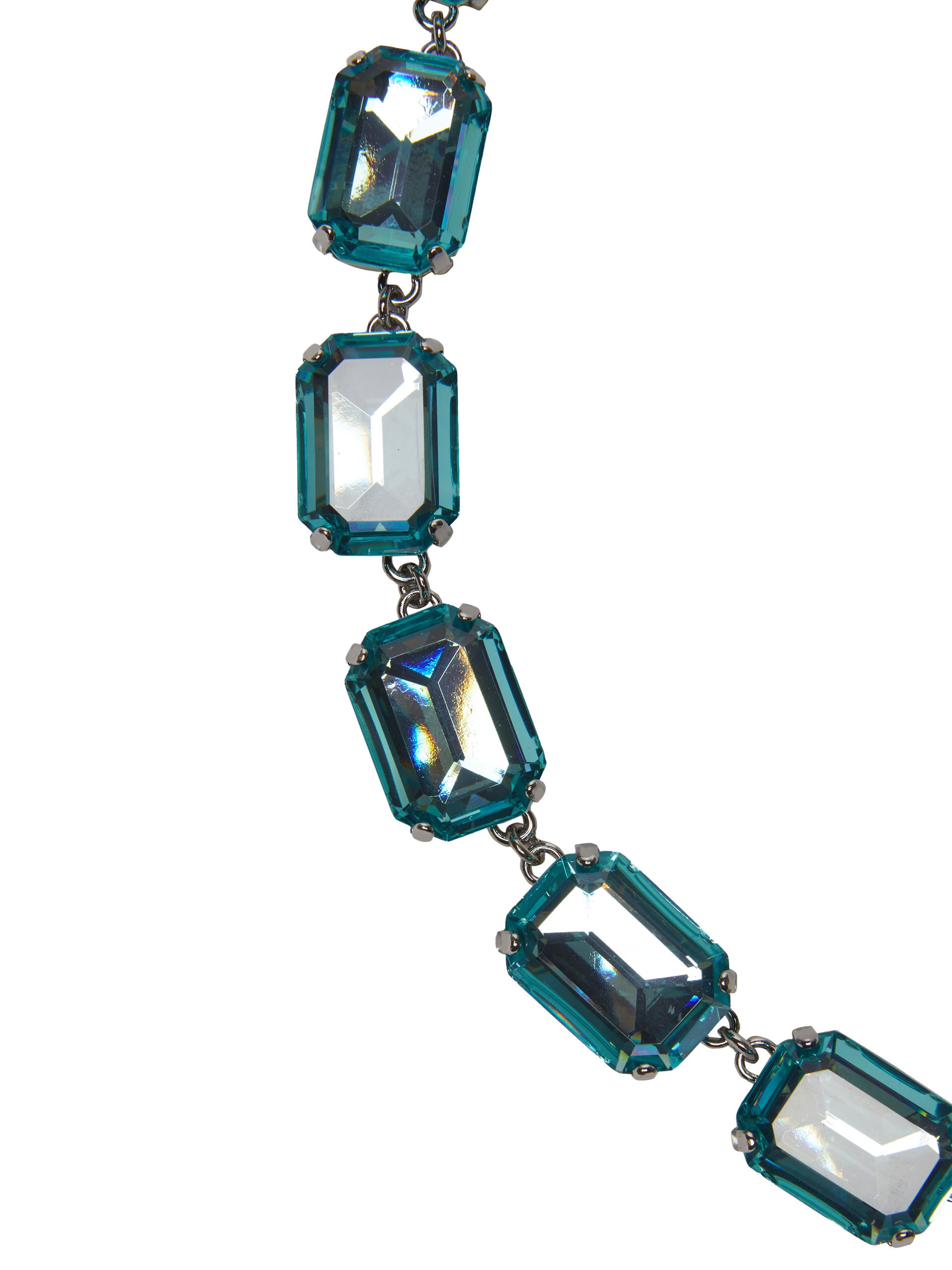 MERLOT Long necklace with bezels - 3