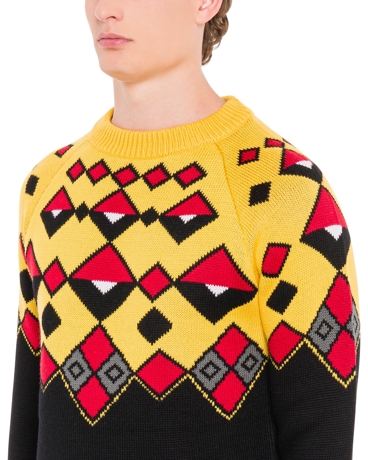 Argyle wool sweater - 5