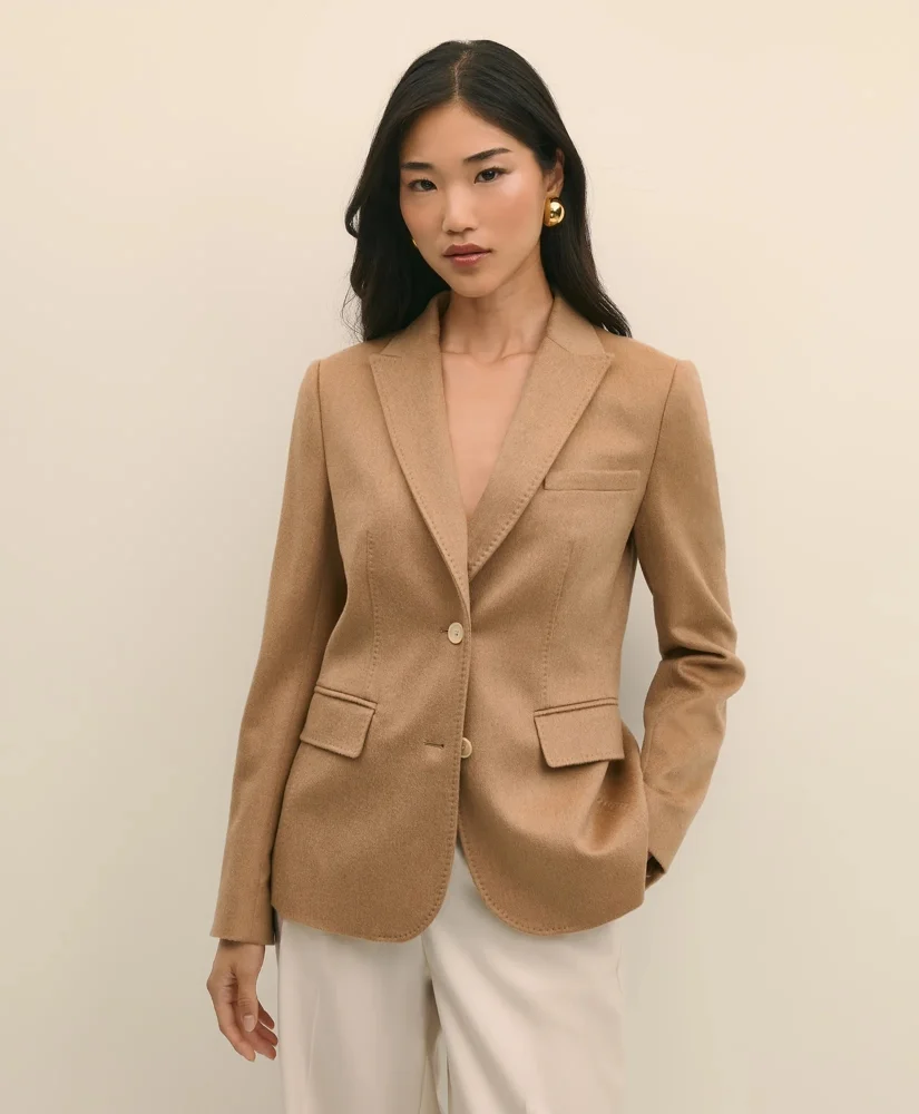 Camel Hair Blazer - 1