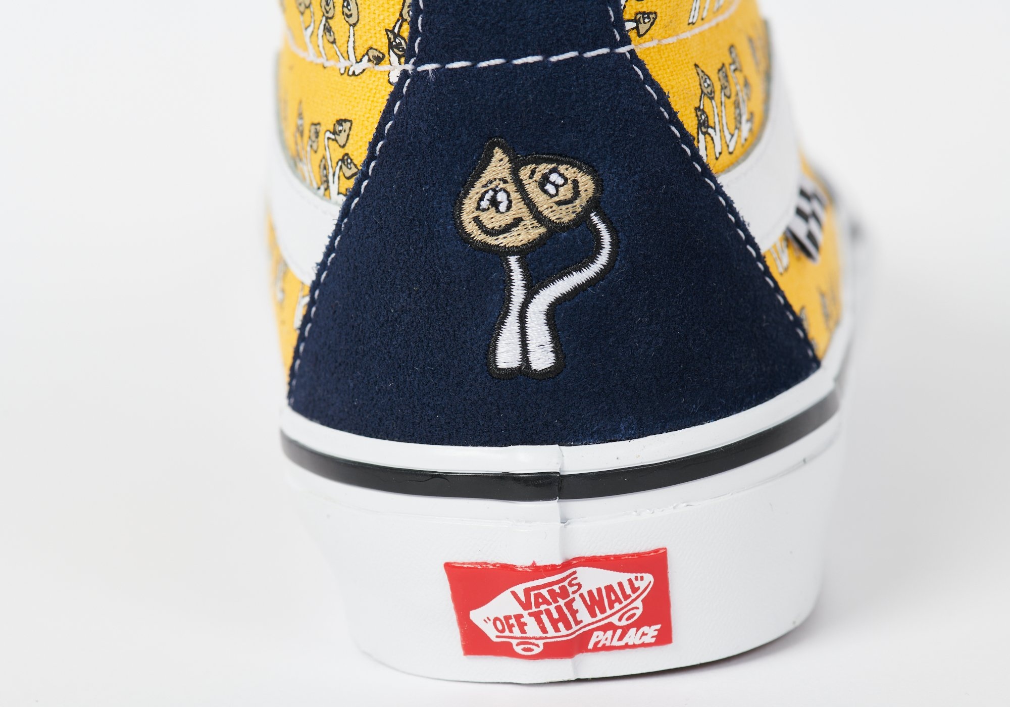 PALACE VANS SKATE SK8-HI YELLOW / P SHROOM - 8