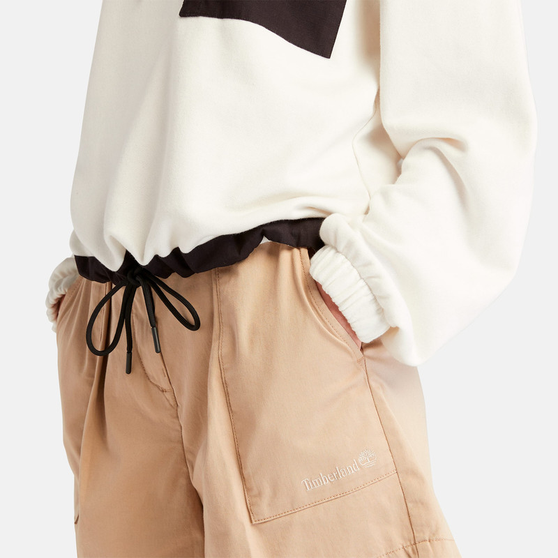 Women's Mixed-Media Hoodie 9