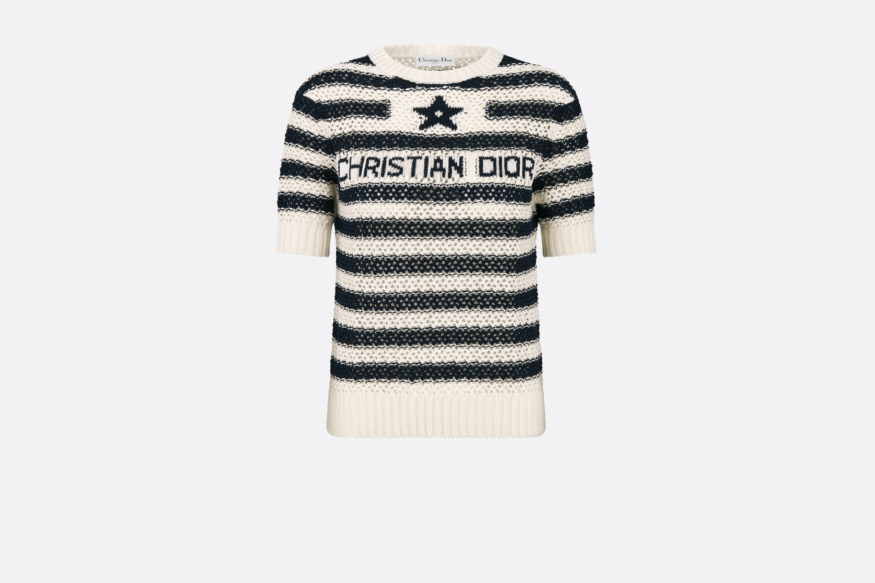 Dior Marinière Short-Sleeved Sweater - 1