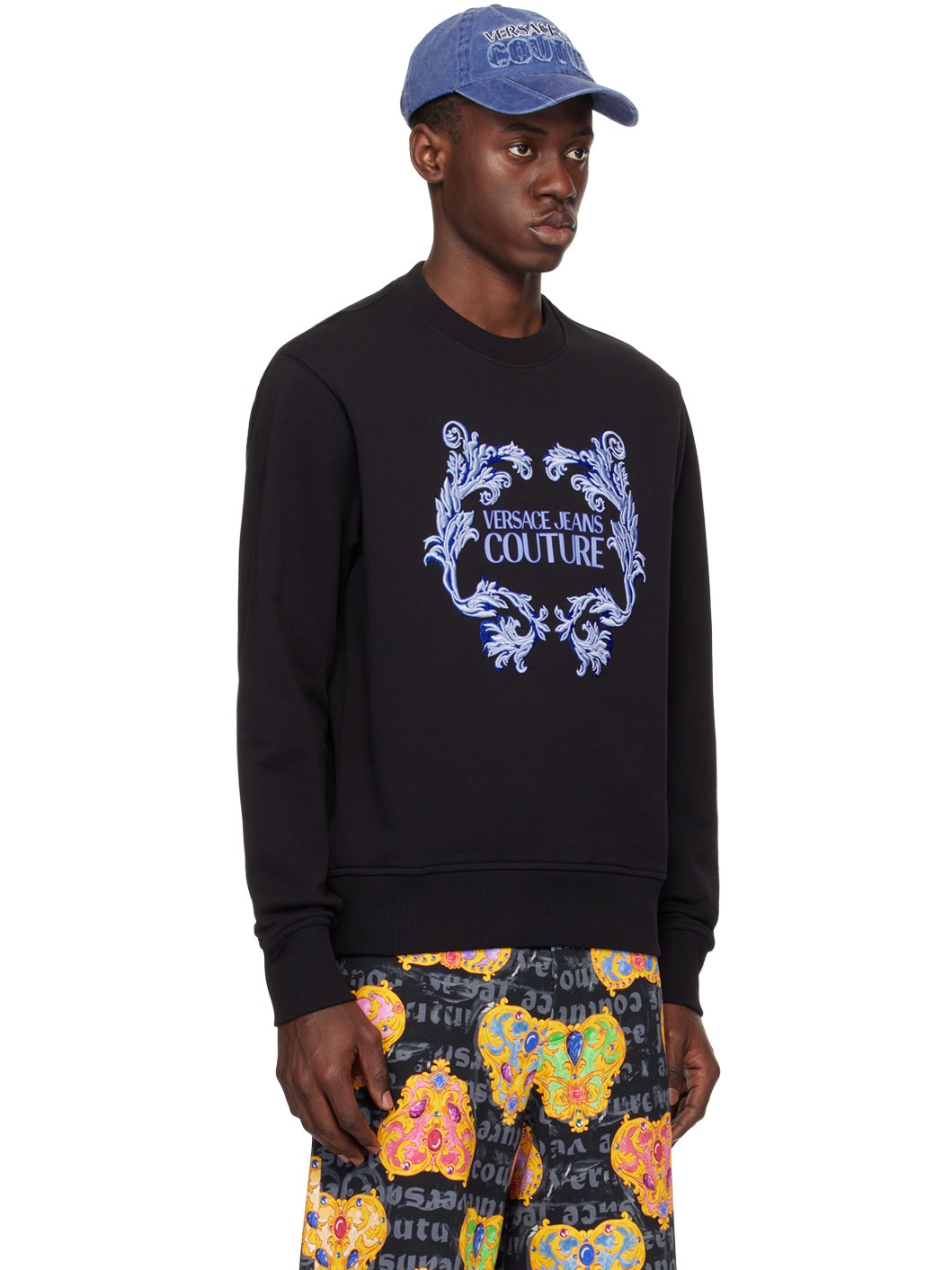 Black Baroque Sweatshirt - 2