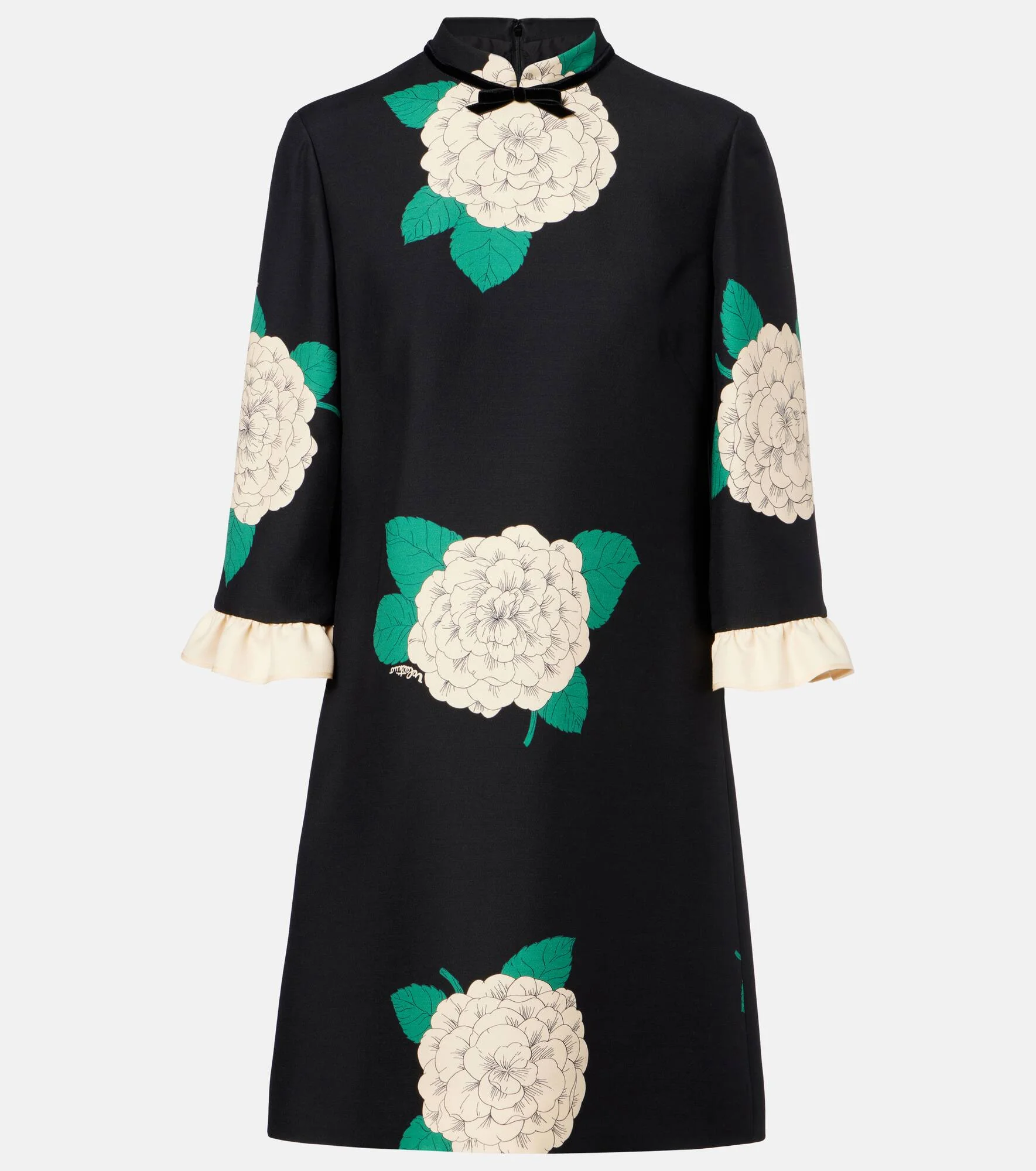 Crepe Couture floral minidress - 1