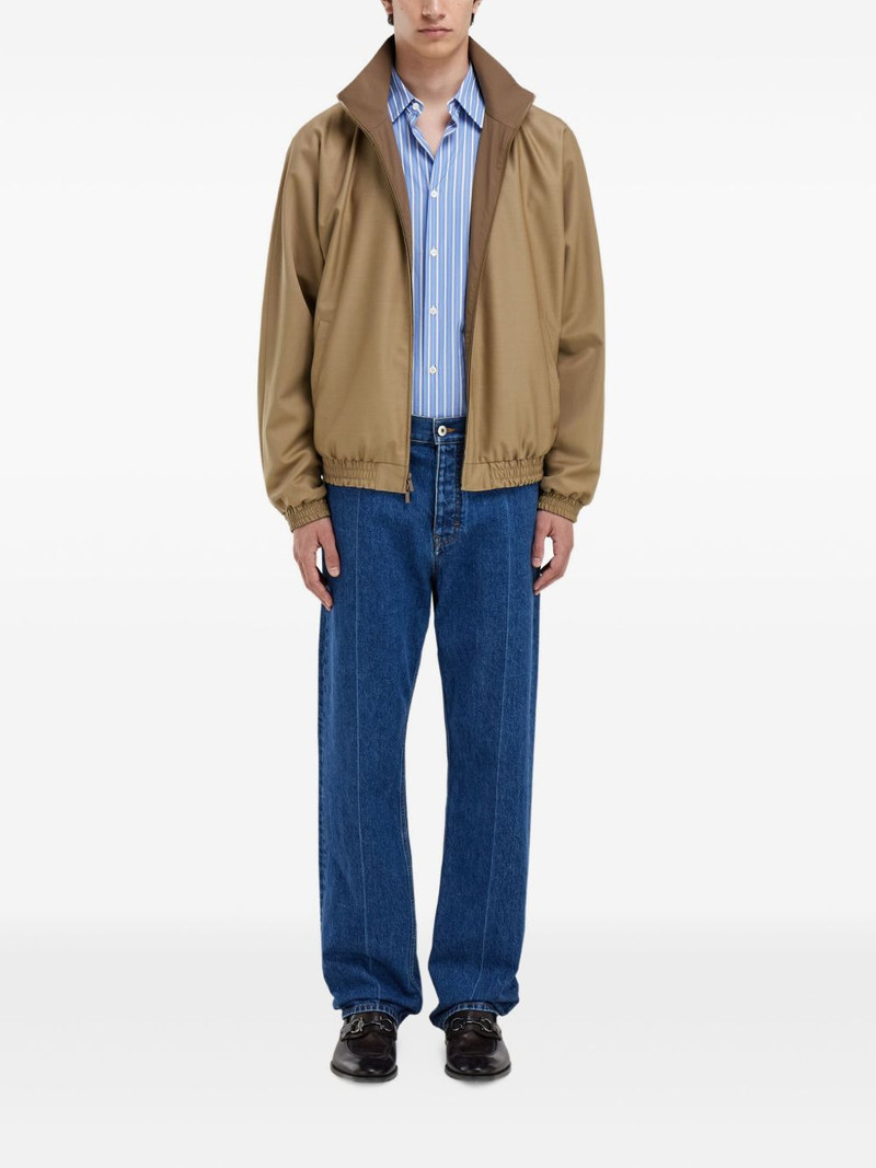 FERRAGAMO high-collar reversible jacket outlook