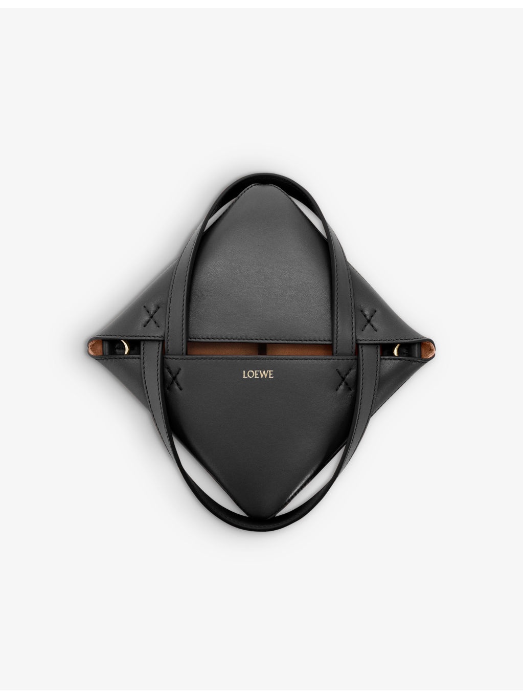 Puzzle Fold mini leather tote bag - 8