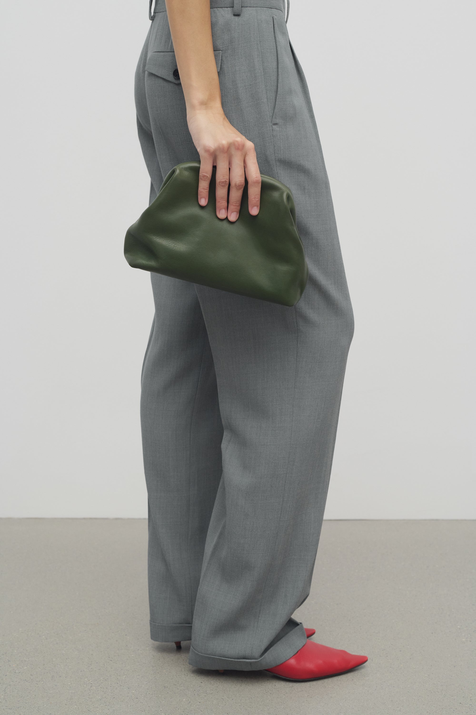 Mira Clutch in Leather - 4