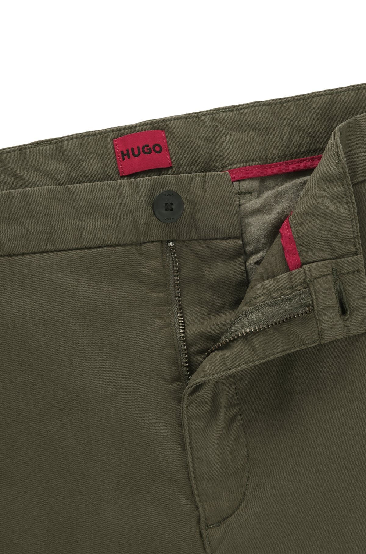 SLIM-FIT CHINOS IN STRETCH-COTTON GABARDINE - 6