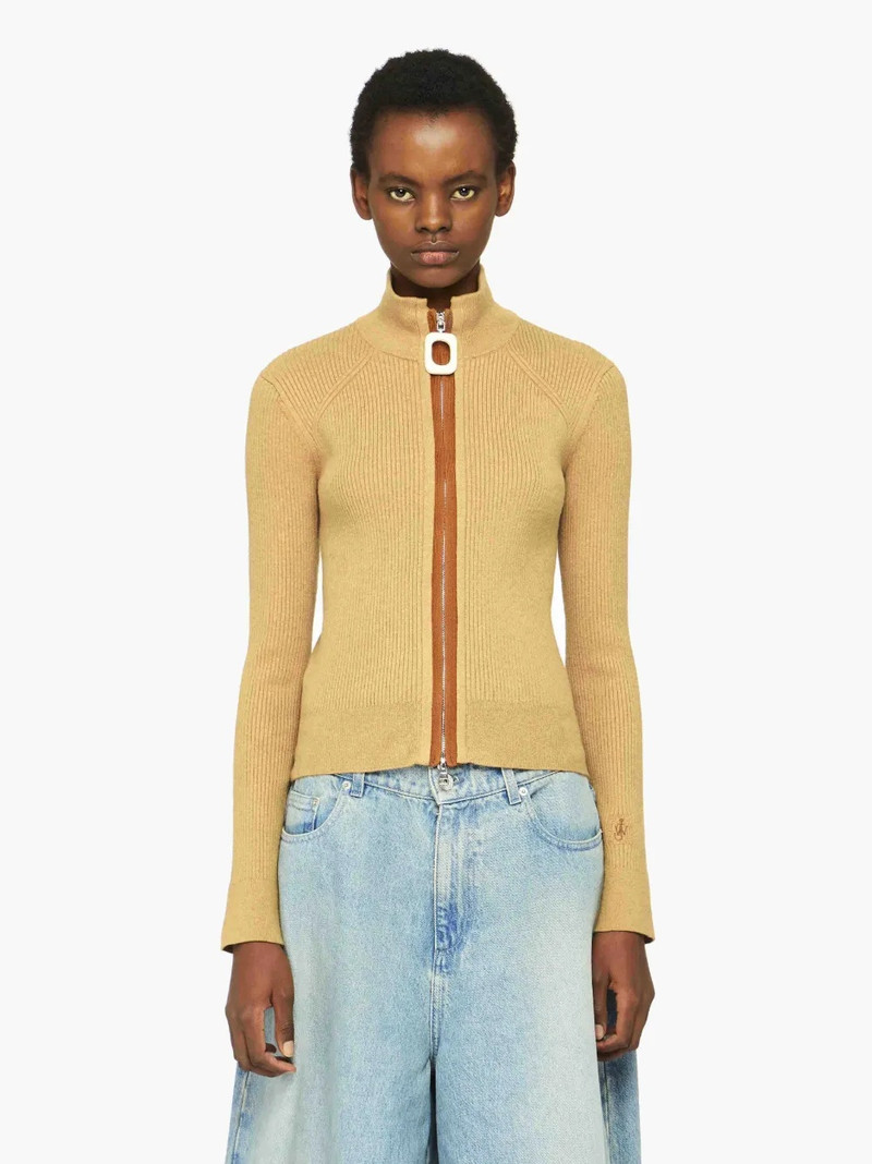JW Anderson FITTED ZIP UP CARDIGAN outlook