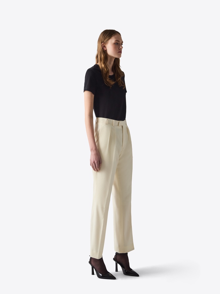 TROUSER 52 CREAM FLANNEL - 2