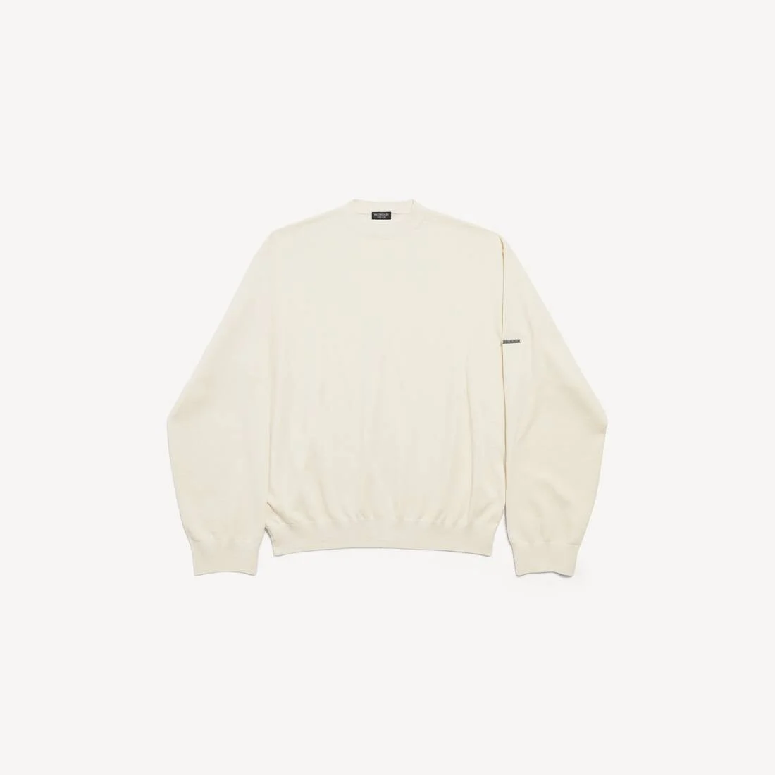 Men's Crewneck Sweater in Cream - 1