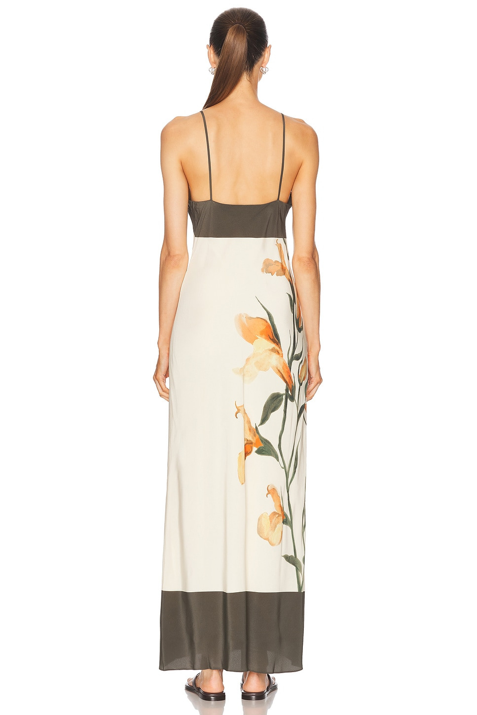 Constance V Neck Slip Dress - 3