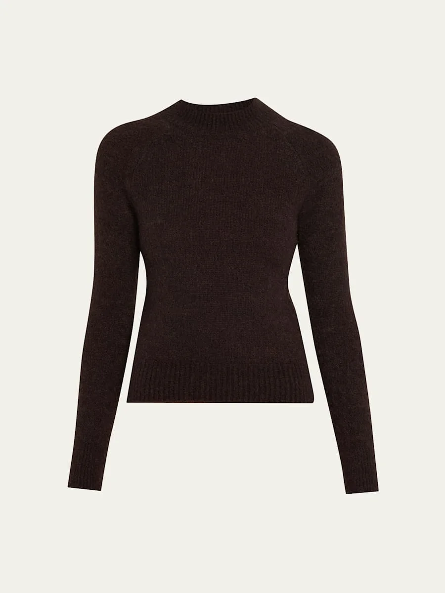 Texas Mock-Neck Alpaca Sweater - 1