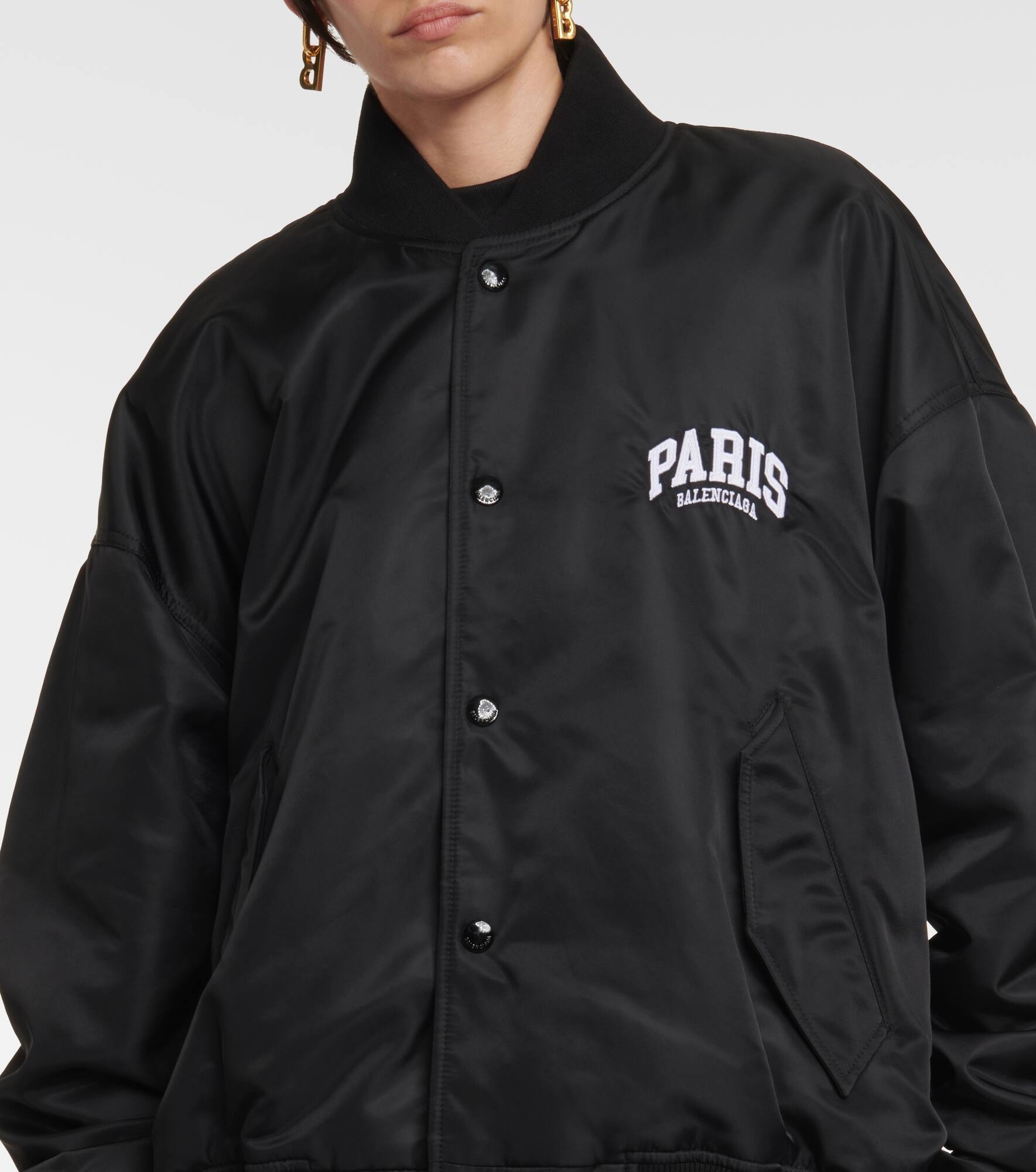 Paris satin varsity jacket - 5