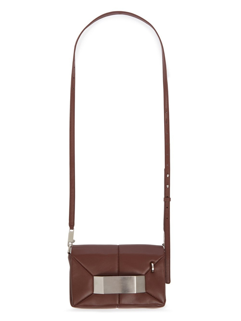 Brown Quilted Griffin Bag 1