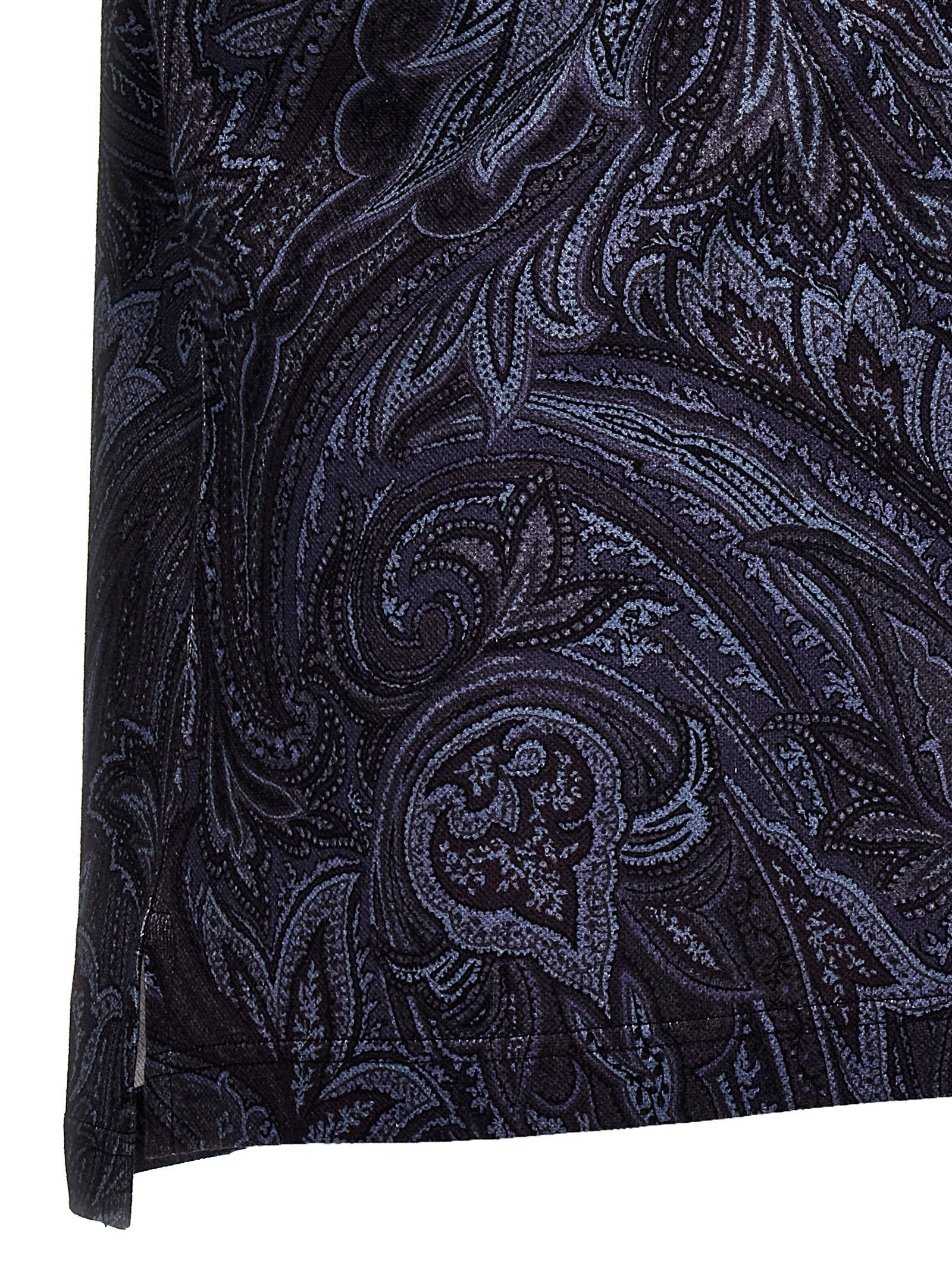 Paisley Polo Blue - 4